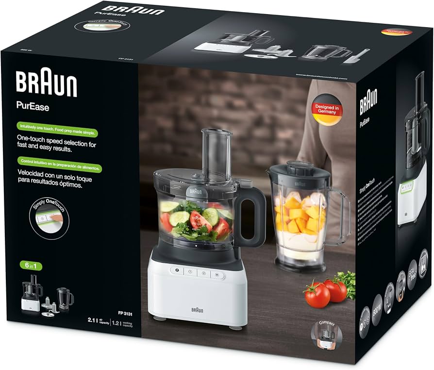 Braun FP3131 6-in-1 Food Processor