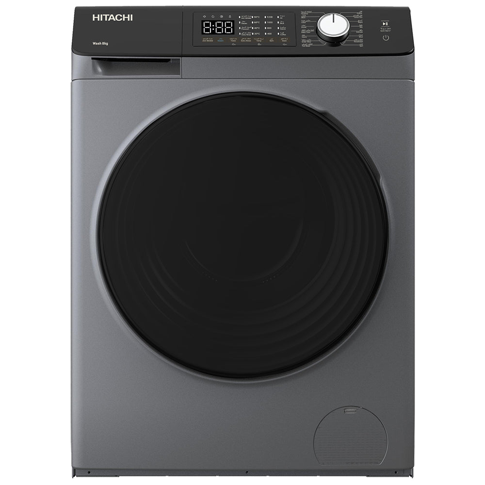 Hitachi BD802S 8kg Washing Machine Silver
