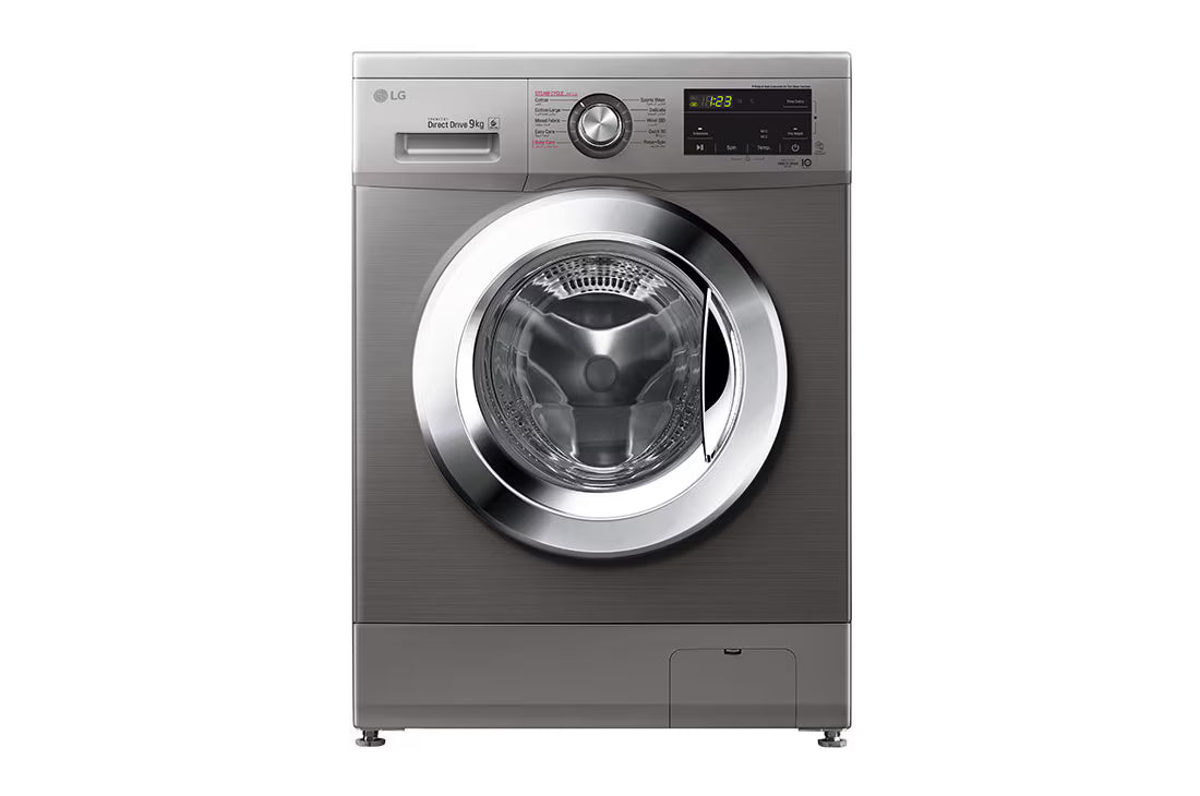 LG F4J3VYL6J 9kg Washing Machine Silver