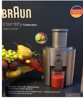 Braun J700 juicer