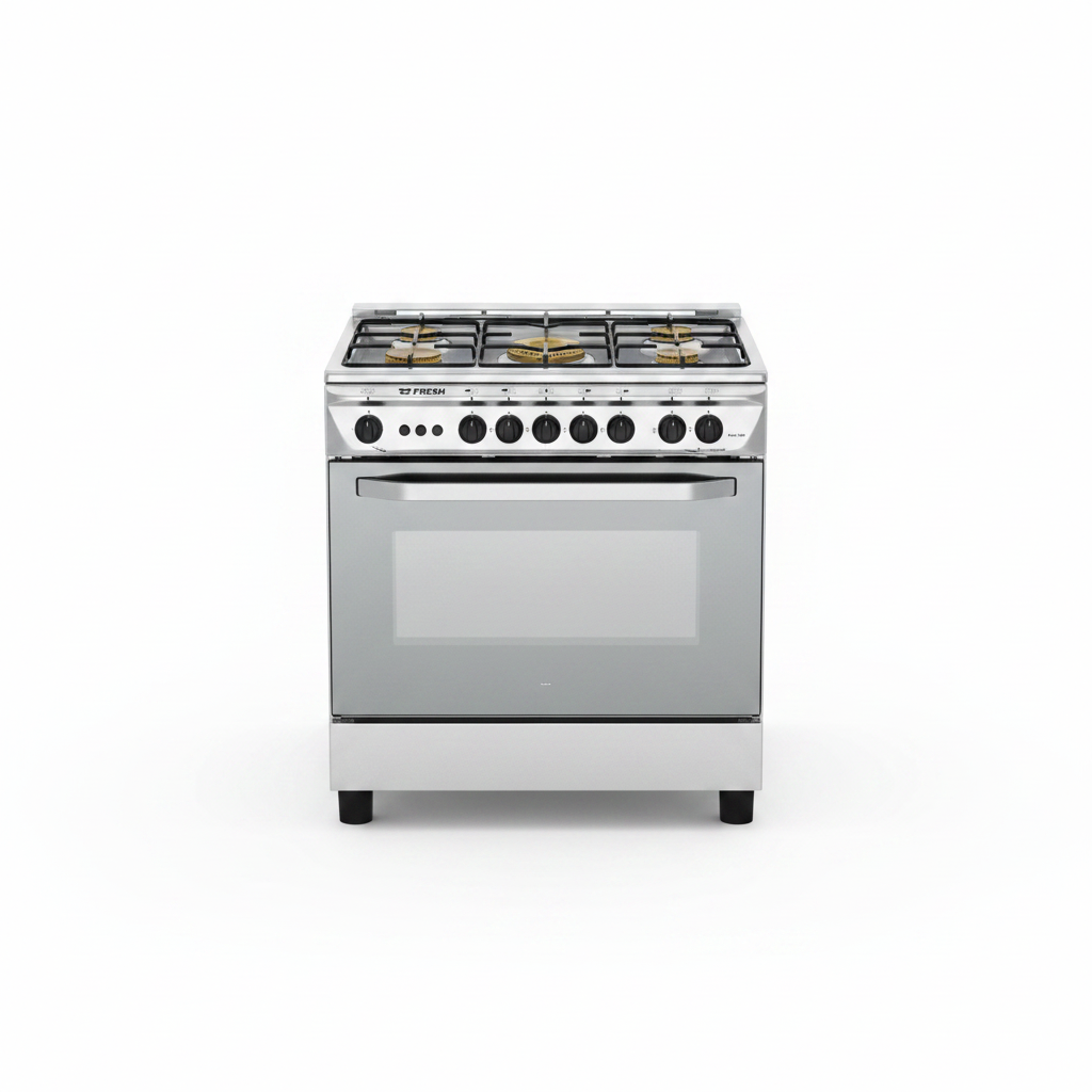 Fresh 18150 5-Burner Gas Cooker Silver