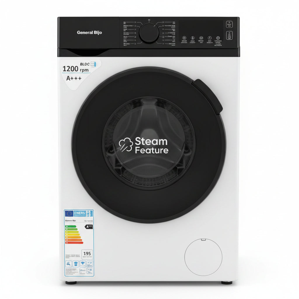 General Bijo 999W 9kg white washing machine