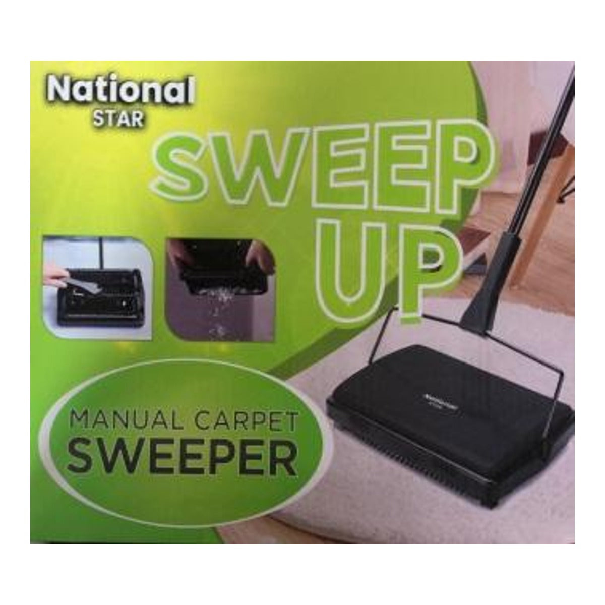 National Star manual carpet sweeper