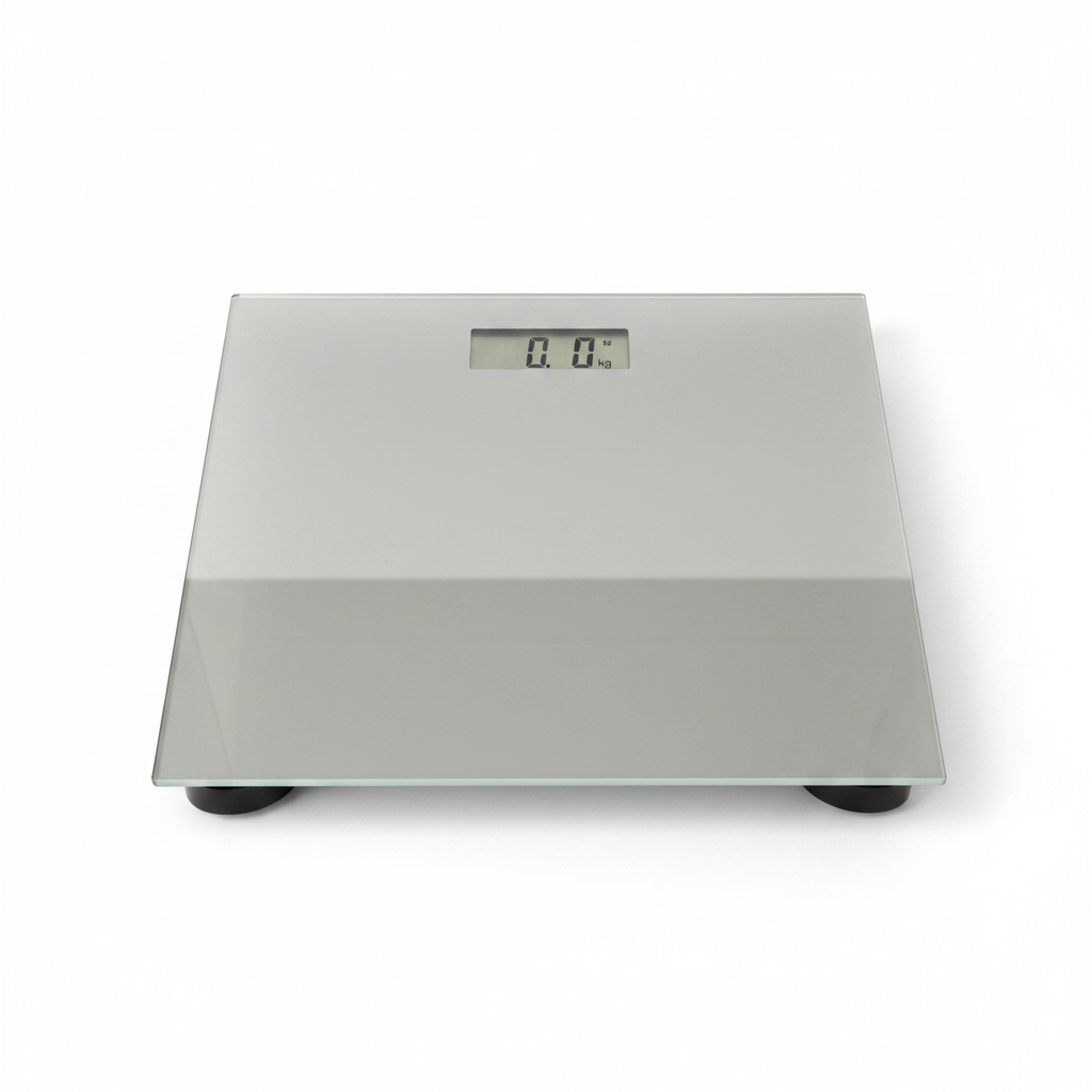 Silver Bathroom Scale