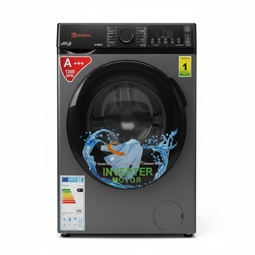 AI General 880BG 9kg black washing machine