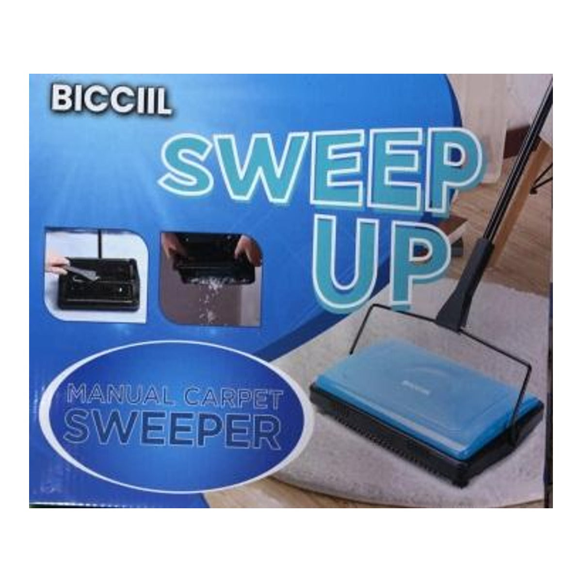 BICCIIL manual carpet sweeper