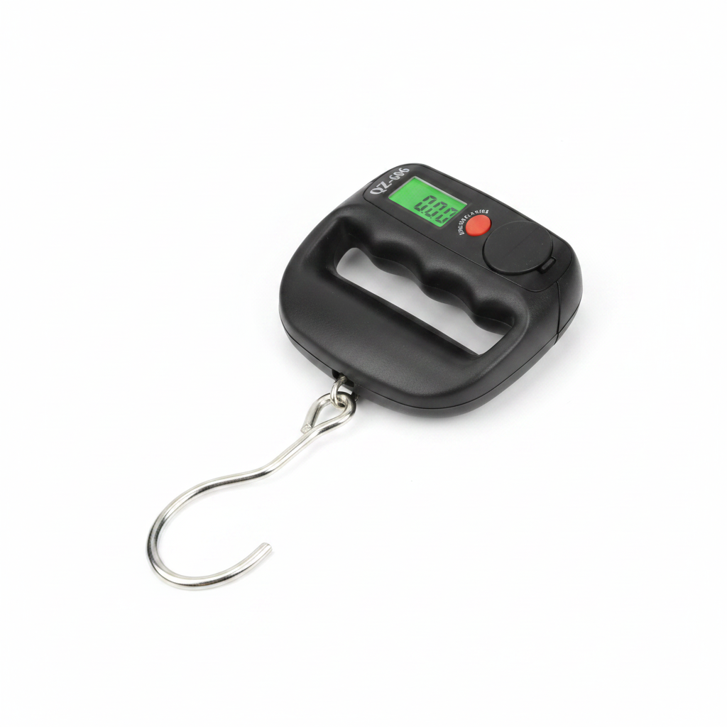 Black luggage scale model 606