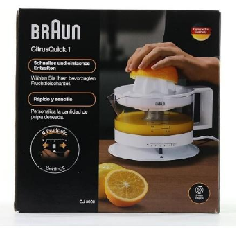 Braun CJ3000 citrus juicer