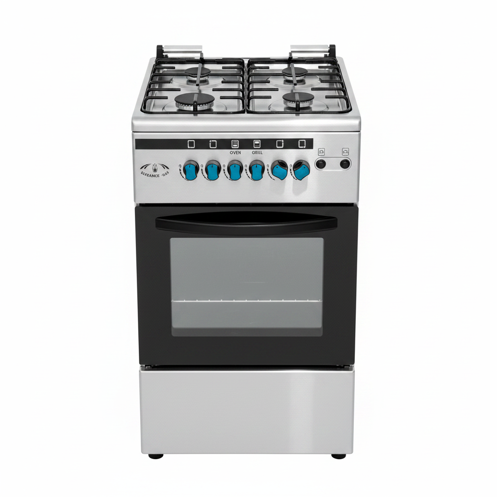 Elegance 7004S 60x60 Gas Cooker Silver