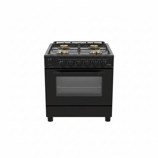 Fresh 16864 60x60 Gas Cooker Black