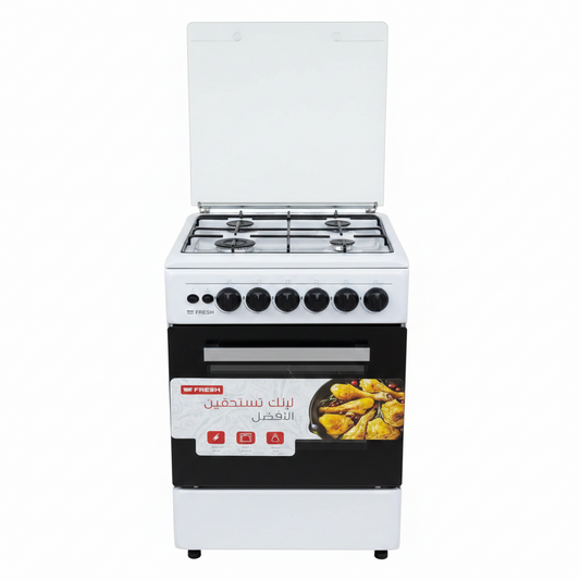 Fresh 19307 50x50 Gas Cooker White