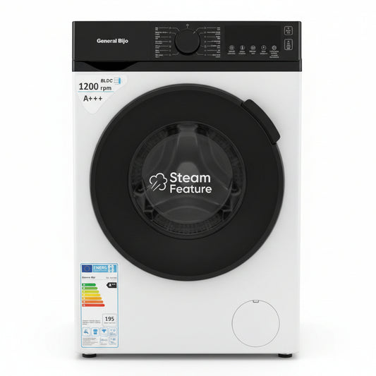 General Bijo 999W 9kg white washing machine