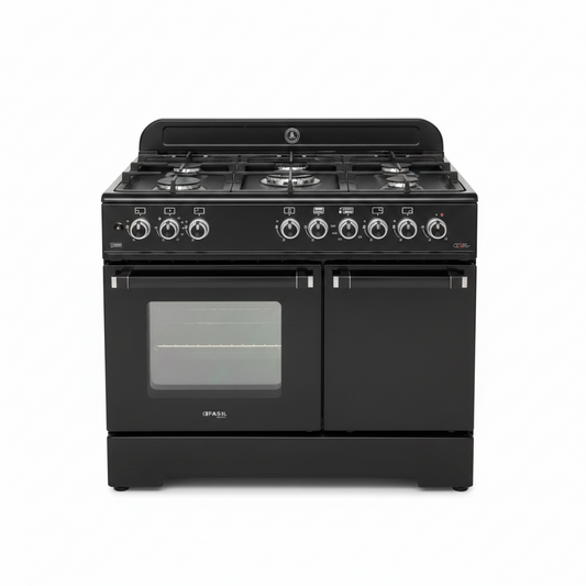 General Gold 1100 5-Burner Gas Cooker Black