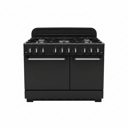 General Lux 999 5-Burner Gas Cooker Silver