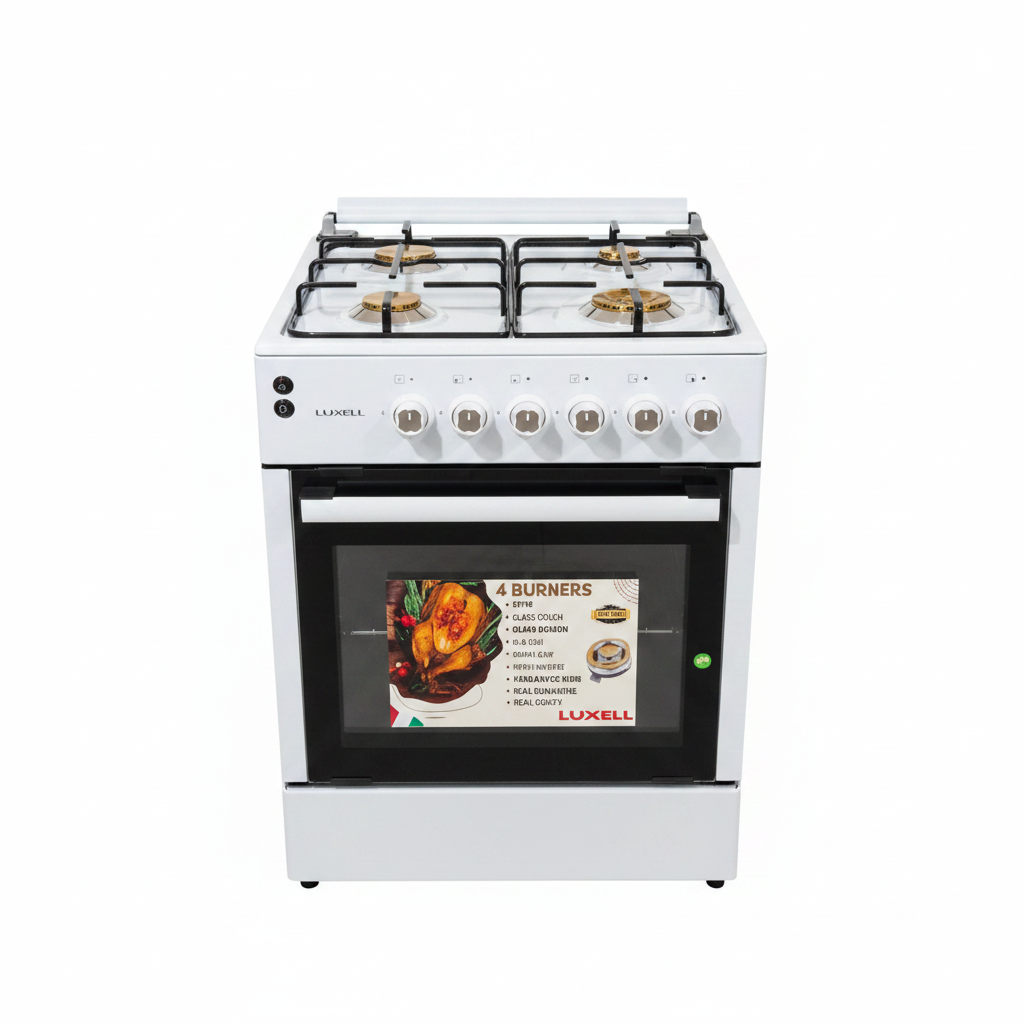General Naf 6640W 60x60 Gas Cooker White