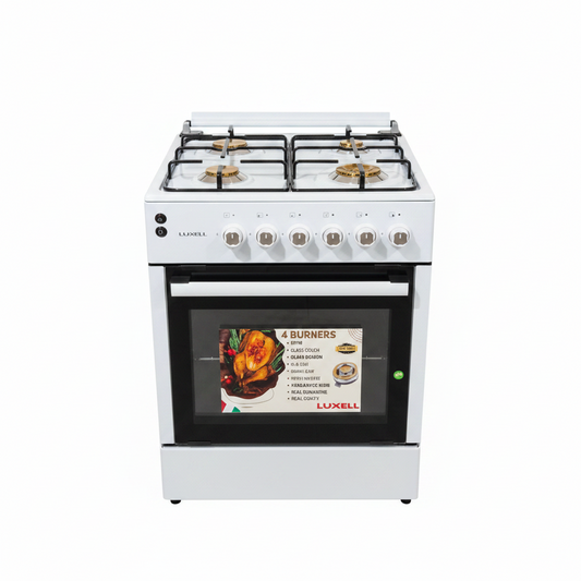 General Naf 6640W 60x60 Gas Cooker White