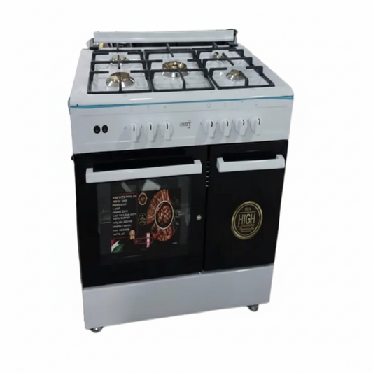 General Naf 97W 5-Burner Gas Cooker White