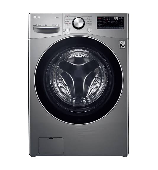 LG F0L9DGP2S 15kg/8kg Washer Dryer Silver