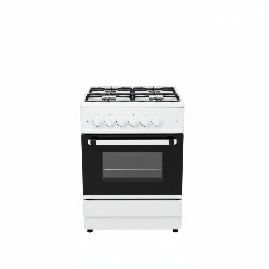 JET 64W 60x60 Gas Cooker White