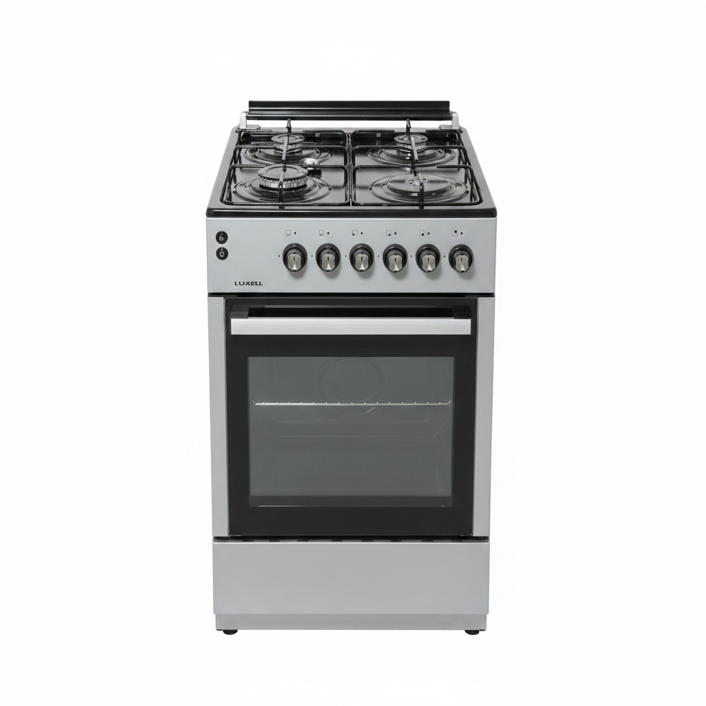 Luxell 6640S 60x60 Gas Cooker Silver