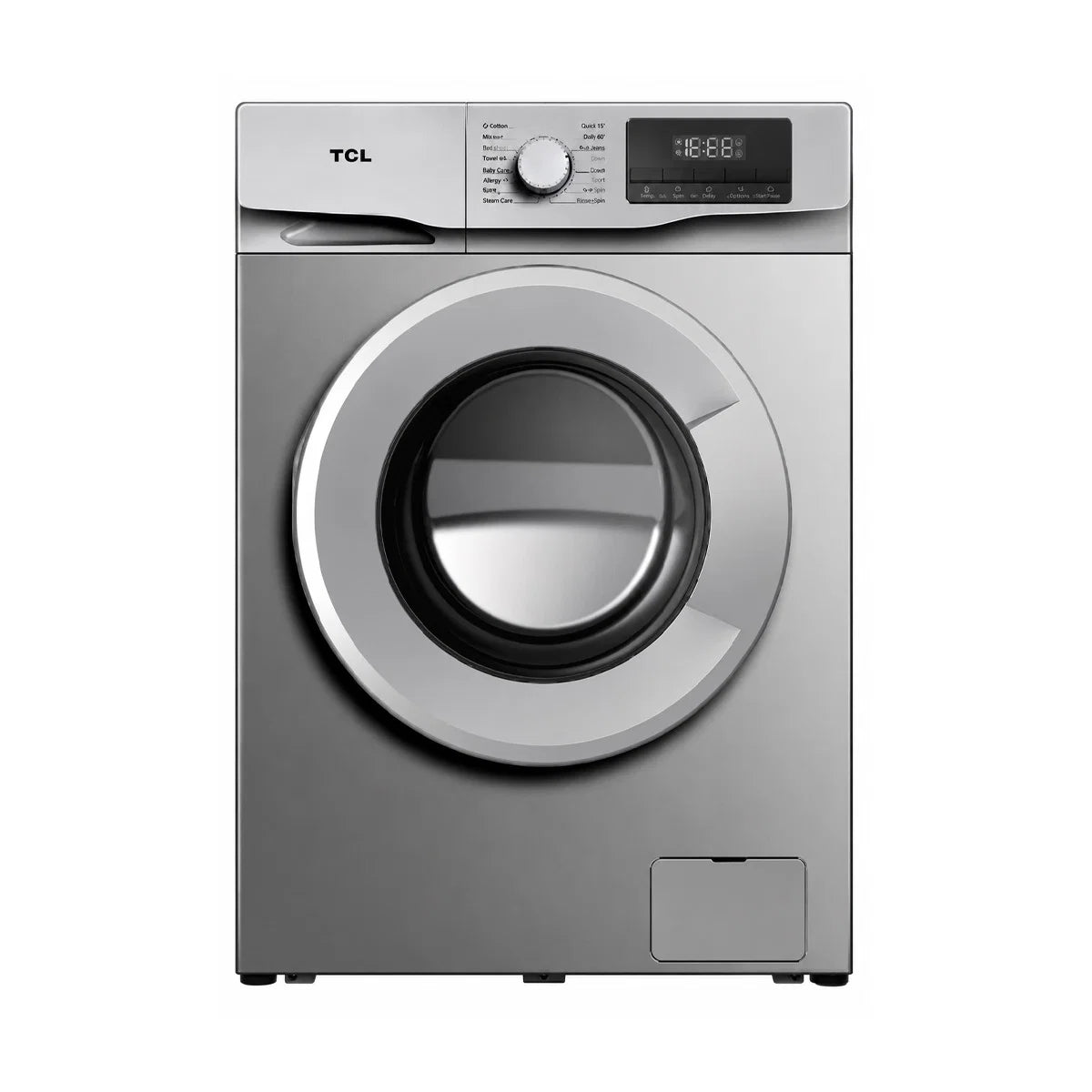 TCL P609FLG 9kg Washing Machine Silver