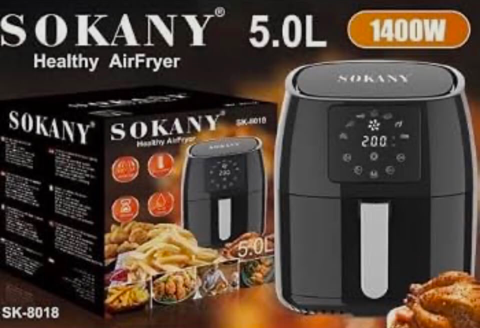 Sokany 8018 5L air fryer