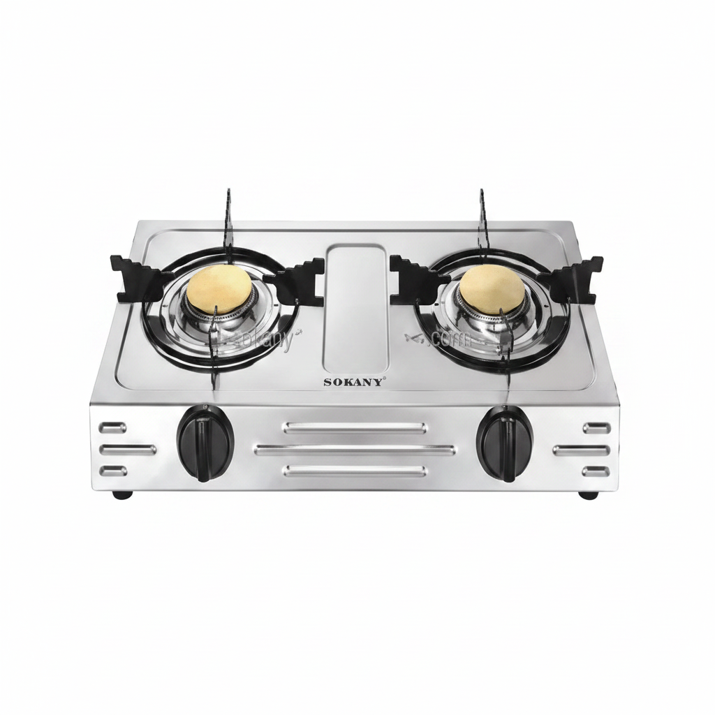 Sokany SK-07022 2-Burner Gas Stove